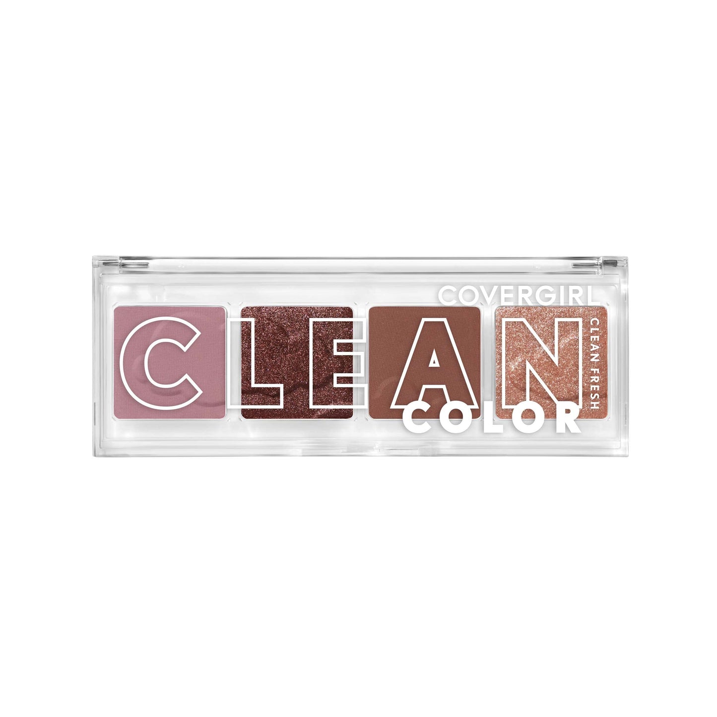 Covergirl Clean Fresh Clean Color Eyeshadow - Eyeshadow, Eyeshadow Palette, Shimmer Eyeshadow, Vegan Formula - Mellow Mauve, 4G