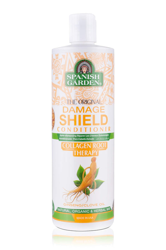 Spanish Garden Damage Shield Conditioner| Collagen Root Therapy With Organic Oils, Natural Vitamins, And Herbal Extracts | For W