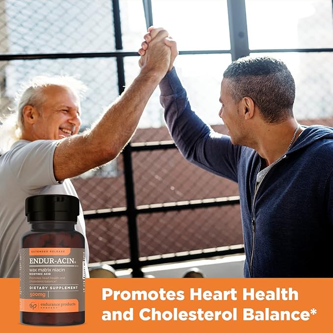 Zinc - PepZinGI 75mg for Immune Function & Digestive Health Support 60 Chewable Tablets and ENDUR-ACIN Niacin - Vitamin B3 Niacin 500mg Extended Release & Low-Flush, 200 Tablets