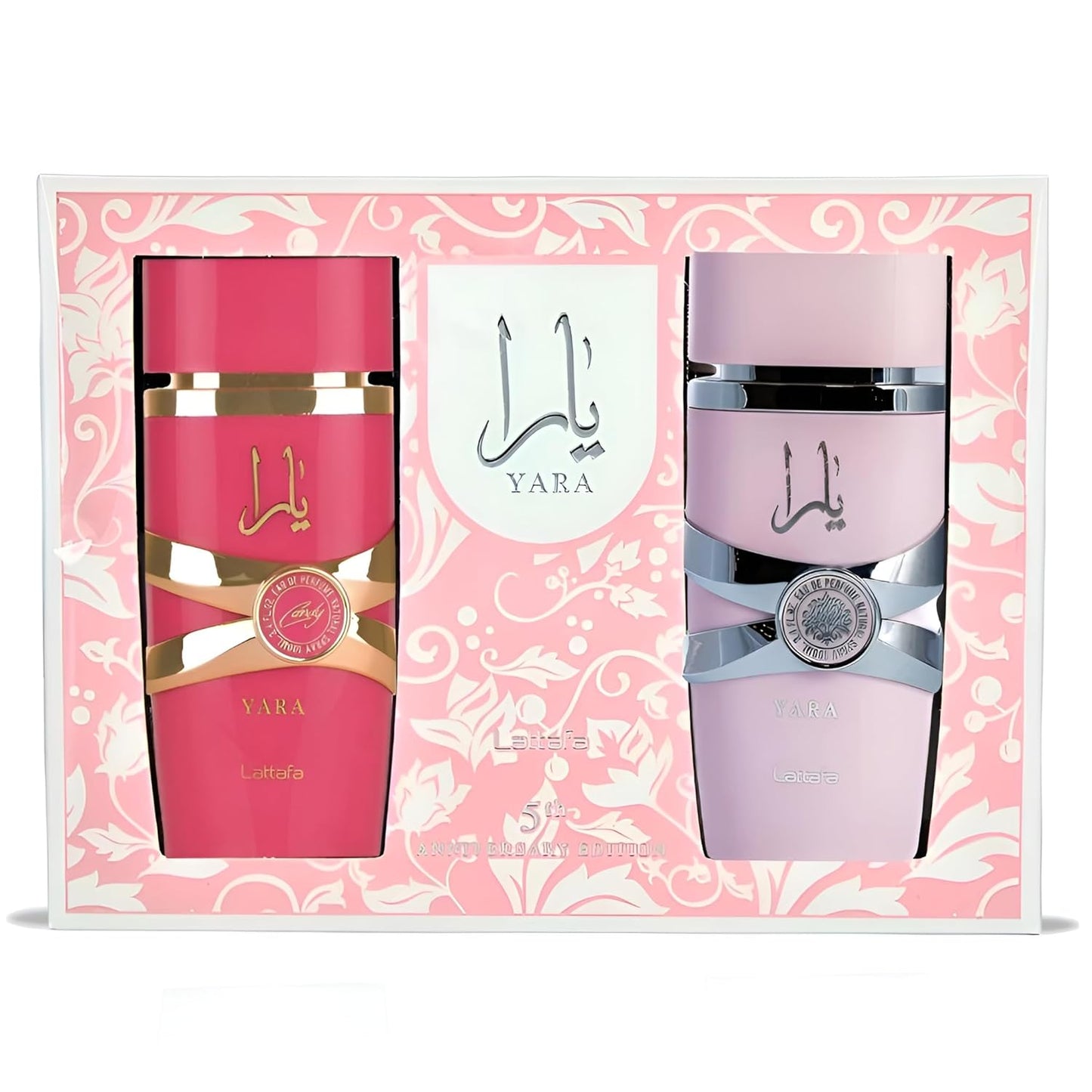 Lattafa Yara Perfume Set | 3.4 Fl Oz | Elegant Fragrance for Women