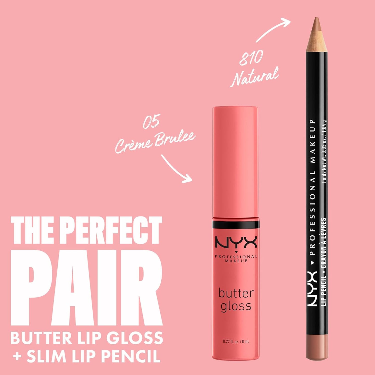 NYX Butter Gloss | Non-Sticky Lip Gloss - Creme Brulee | Natural Finish