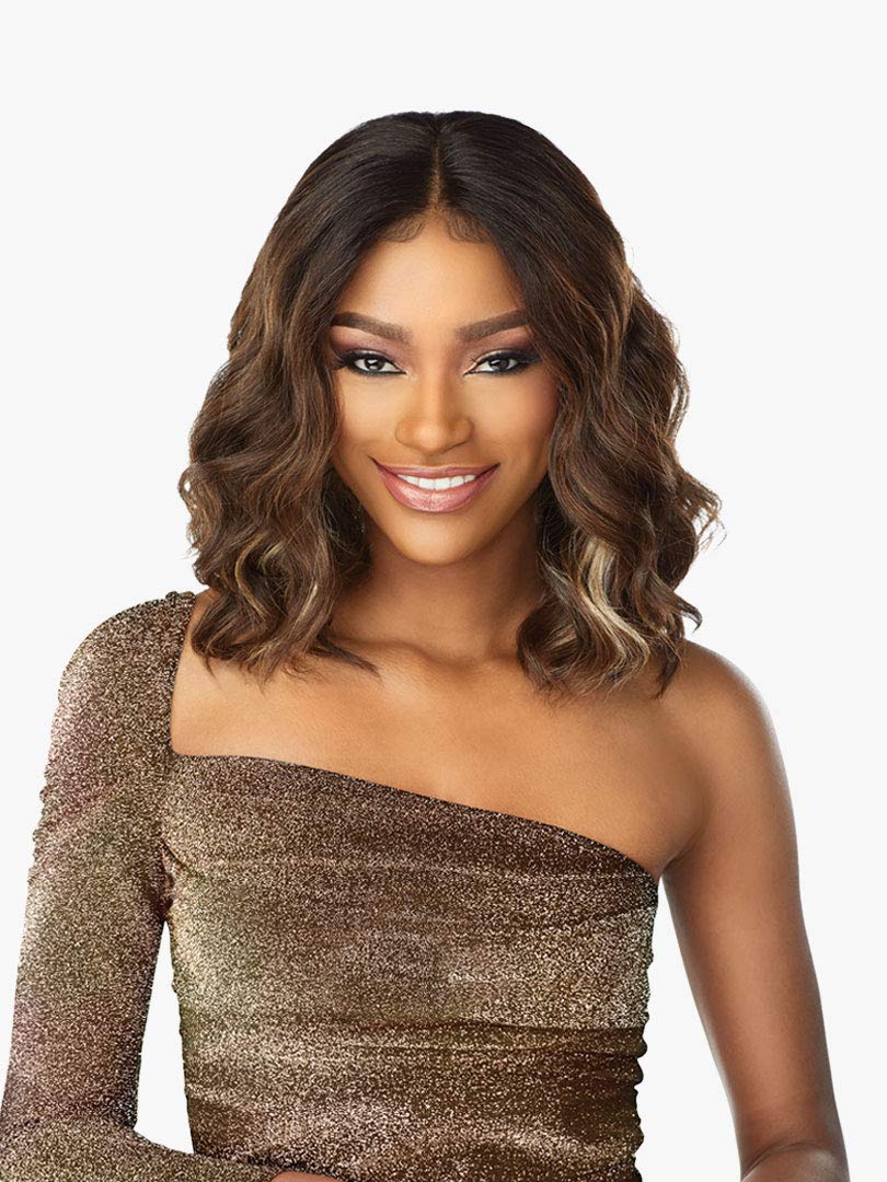 Sensationnel Synthetic Hd Lace Front Wig - Butta Unit 8 (Money Piece Caramel)