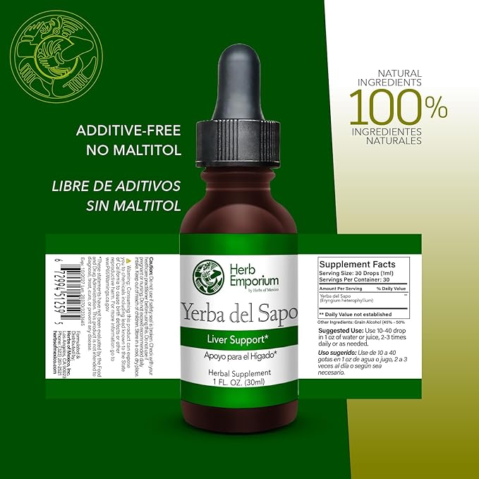 Hierba del Sapo Herbal Extract 1 fl oz.