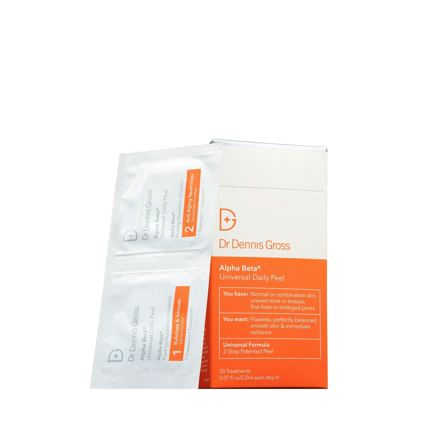 Dr Dennis Gross Alpha Beta Universal Daily Peel: For Uneven Tone Or Texture And Fine Lines Or Enlarged Pores, (30 Treatments)