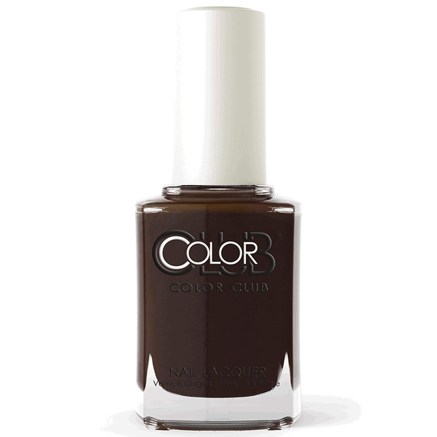 Color Club Nail Lacquer Au Natural, Meet Your Match Collection, Brown Black Color .5 Fl Oz (15 Ml)