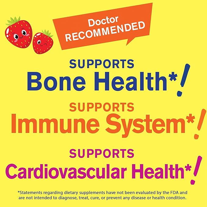 Vitamin D3+K2 Kids + Probiotics 2B Kids, Gummies Bundle - Great Tasting, Vitamin Supplement, Gluten Free, GMO Free, Chewable Gummy