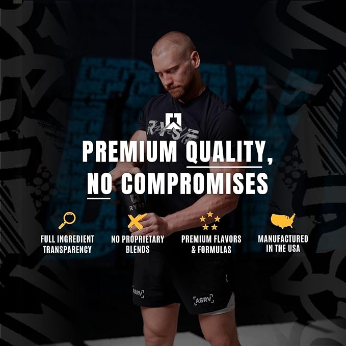 RYSE VitaFocus Brain & Body Supplement - Multivitamin & Nootropic - 13 Essential Vitamins, 8 Essential Minerals, and Cognizin for Cognitive Function, Focus, and Brain Support - 60 Capsules