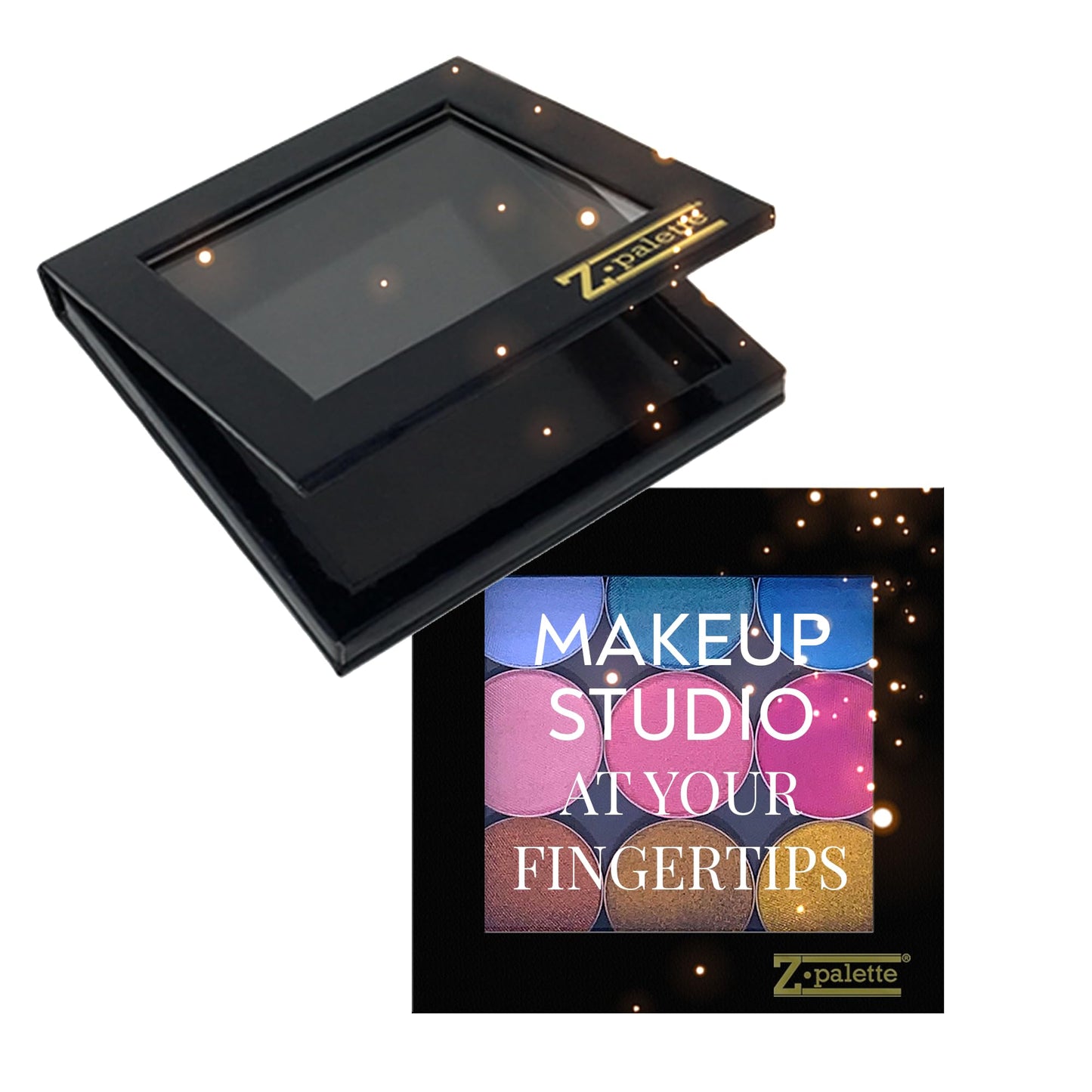 Z Palette Small Magnetic Makeup Palette, Empty Magnetic Palette, Universal Magnet Makeup Palette For Eyeshadows, Powders, Custom