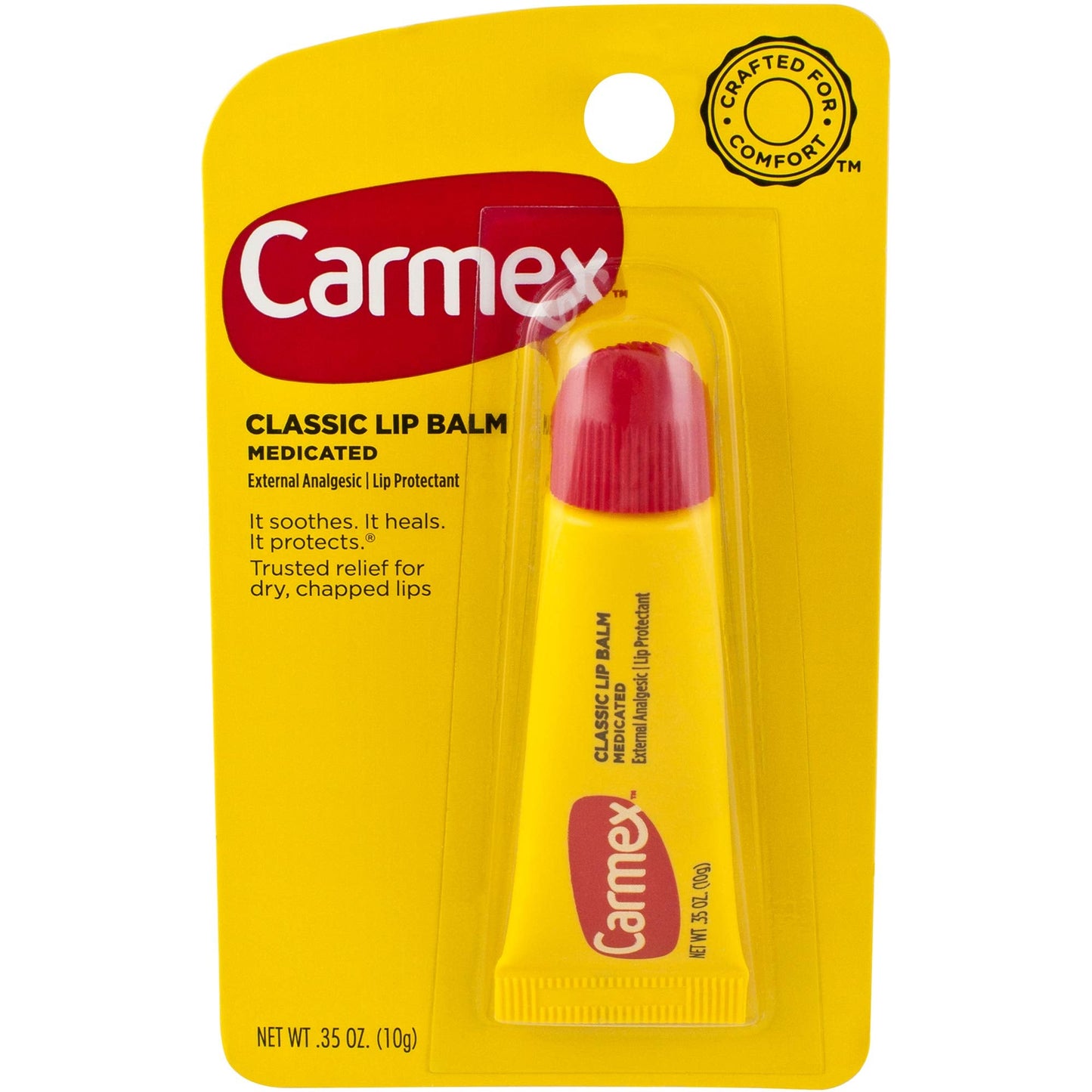 Carmex Classisc Lip Balm Medicated 0.35 Oz (Pack Of 12)