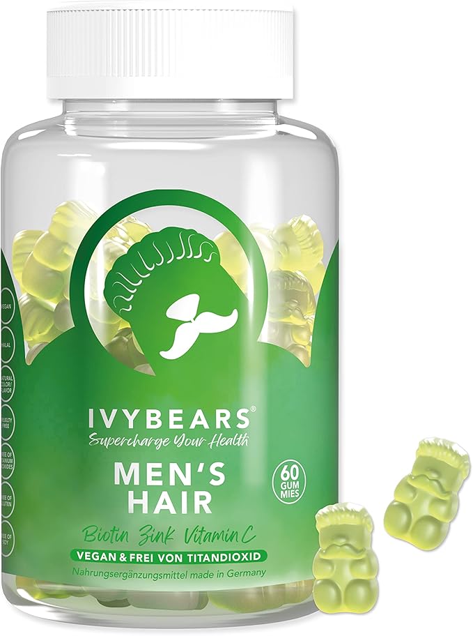 Men’s Hair Vitamins and Restful Sleep Gummies - 60 Count