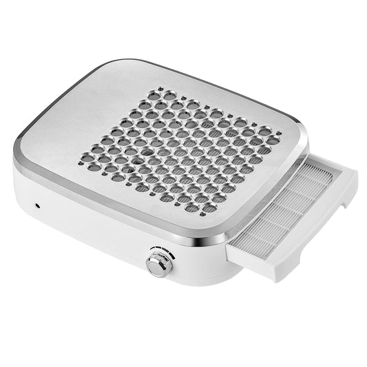 Makartt Rechargeable Nail Dust Collector With Reusable Filter Electric Sylvee Nail Vacuum Extractor Vacuum Dust Collector For Ac