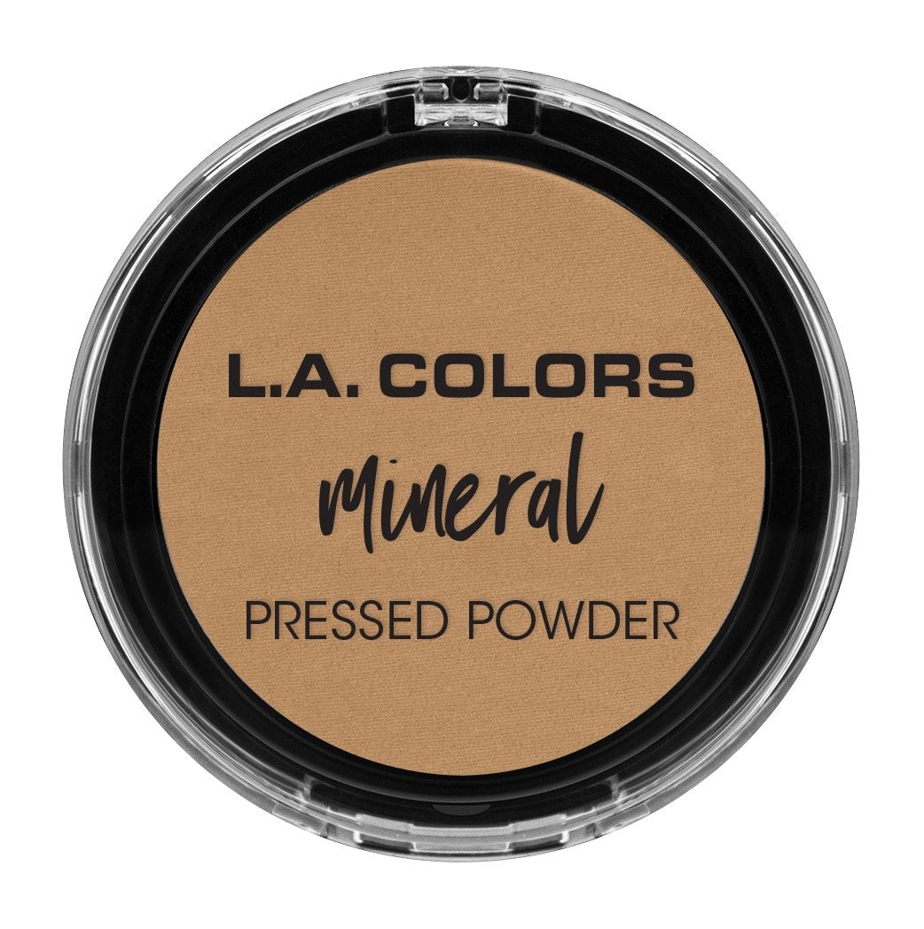 L.A. COLORS Mineral Pressed Powder, Warm Caramel CMP378