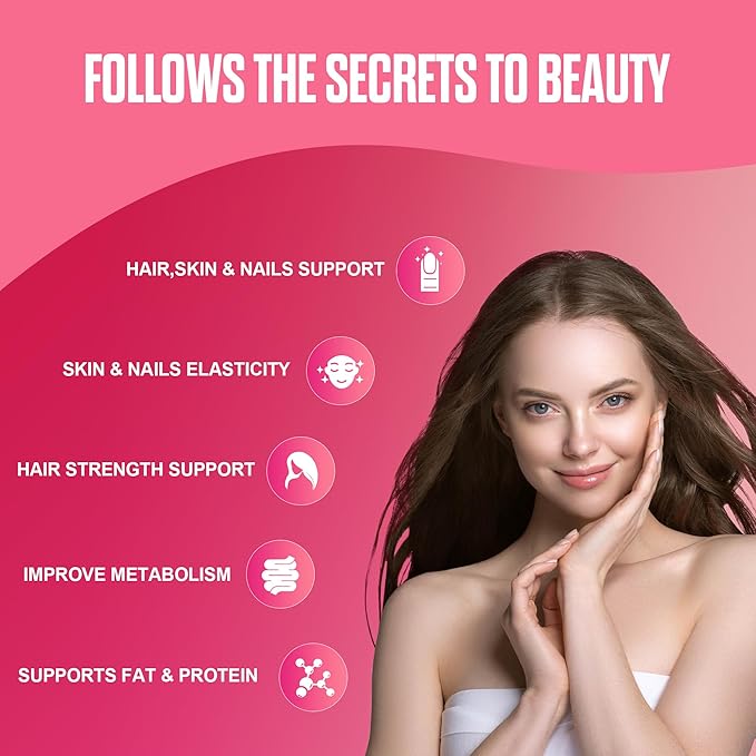 Biotin Gummies for Hair, 120 Sugar Free Gummies Skin and Nails - Extra Strength 10,000mcg, Vegan Vitamins for Men & Women, Supports Faster Hair Growth and Stronger Nails