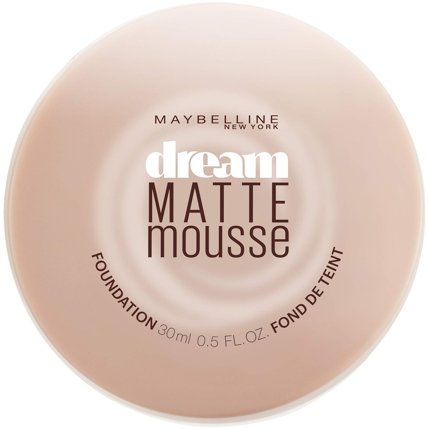 Maybelline New York Dream Matte Mousse Foundation, Creamy Natural, 0.64 oz.