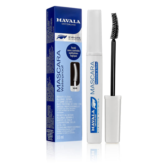 Mavala Mascara Waterproof, Night Blue, 0.32 Ounce