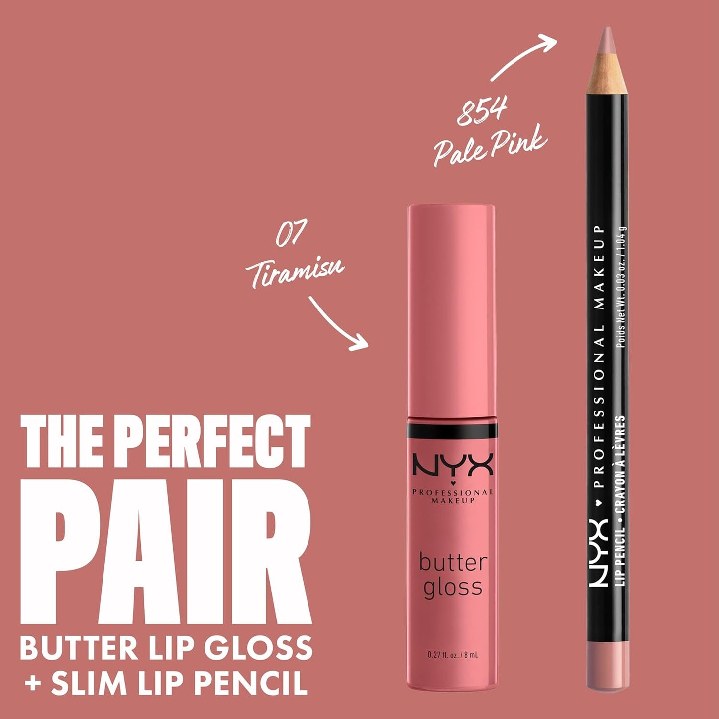 NYX Butter Gloss | Non-Sticky Lip Gloss in Tiramisu - Brown Shade