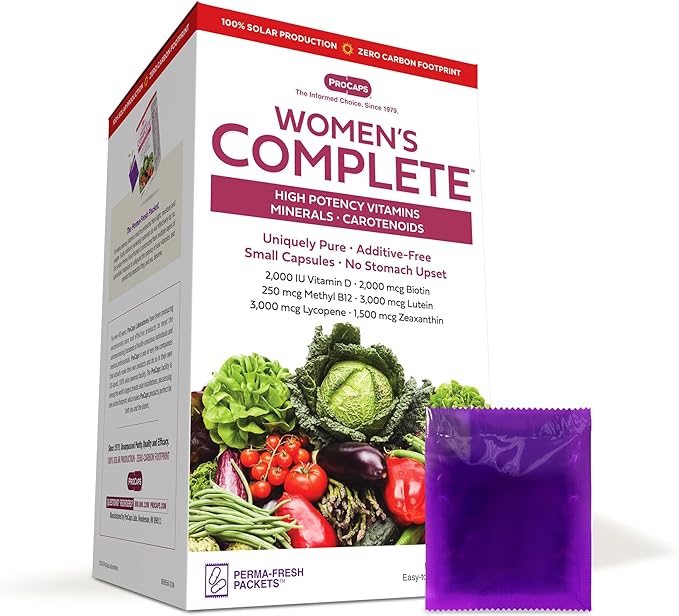 ANDREW LESSMAN Multivitamin - Women's Complete 120 Packets - High Potencies of 30+ Nutrients, Essential Vitamins, Minerals, Carotenoids. Small Easy-to-Swallow. No Binders, No Fillers, No Additives
