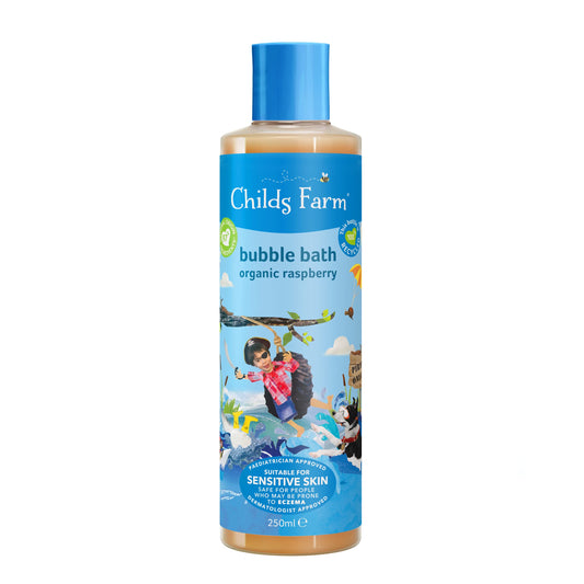 Childs Farm - Children'S Bubble Bath, Gently Cleanses, Sensitive Skin, Organic Raspberry, 250Ml