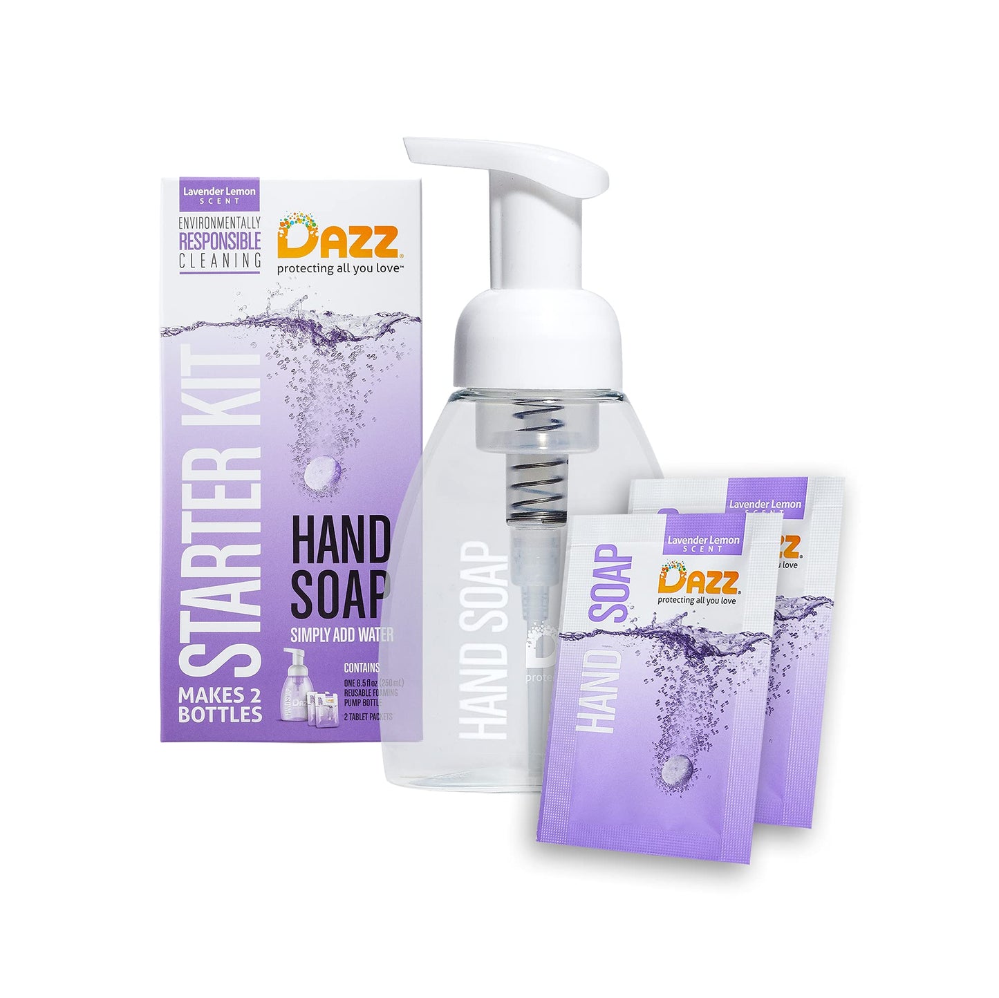 Dazz Cleaners - Hand Soap Foam Strtr Kit - Case of 8-1 Count (8x1 CT)