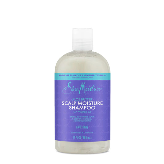 Sheamoisture Scalp Moisture Shampoo Aloe Butter & Vitamin B3 Hair Care With A Boost Of Hydration To Hydrate Scalp + Moisturized