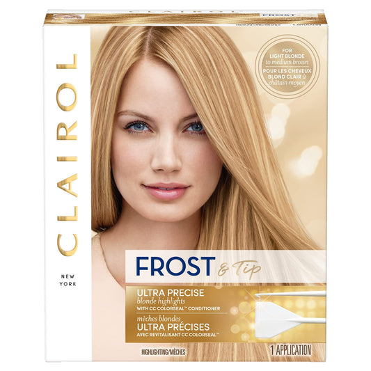 Clairol Nice'N Easy Frost & Tip Original Hair Dye, Light Blonde To Medium Brown Hair Color, Pack Of 1