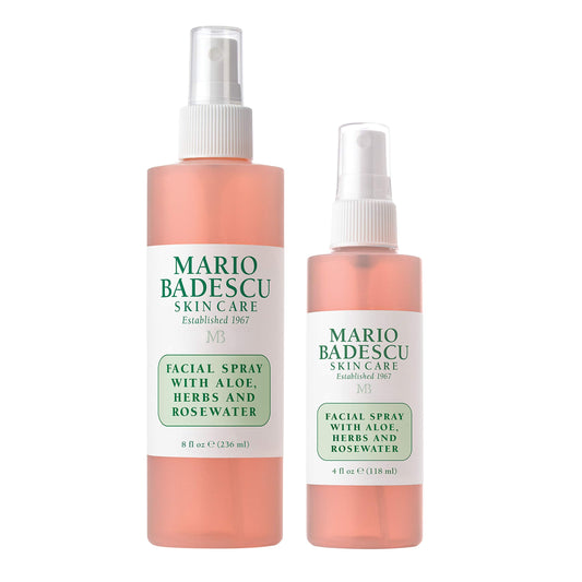 Mario Badescu Facial Spray With Aloe, Herbs And Rose Water For All Skin Types, Face Mist That Hydrates, Rejuvenates & Clarifies,