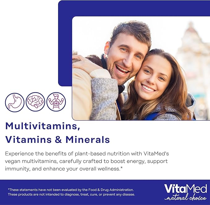 Vita Forte Vegan Multivitamin – Complete Daily Supplement with Essential Vitamins, Minerals, Probiotics, Digestive Enzymes, and Superfoods for Immune Support & Optimal Wellness – 60 Tablets