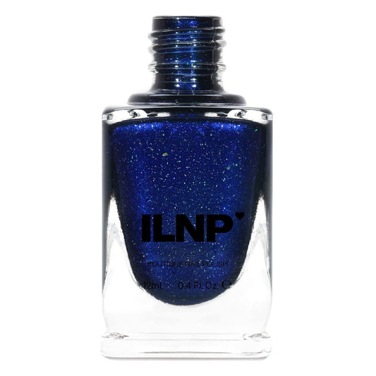 Ilnp Looking Up - Midnight Blue Holographic Nail Polish