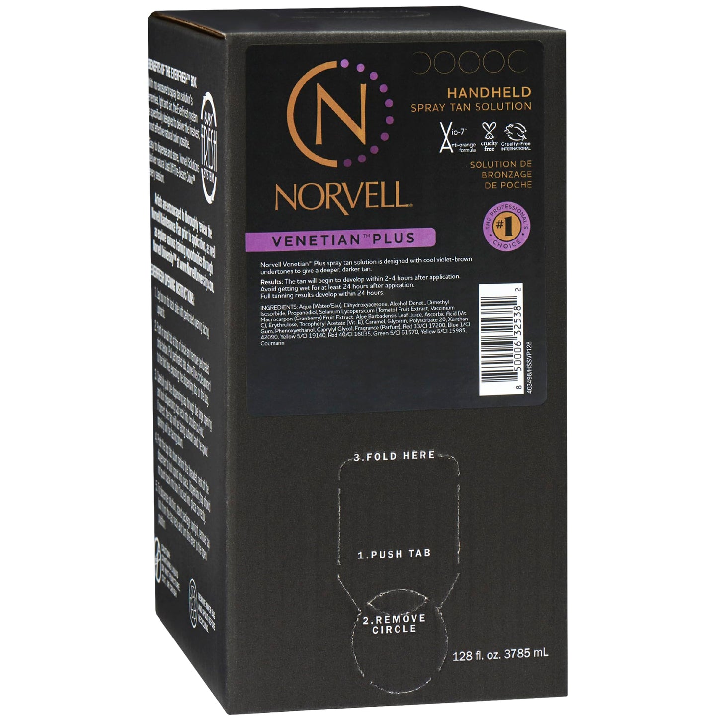 Norvell Premium Sunless Tanning Solution - Venetian Plus, 128 Fl Oz