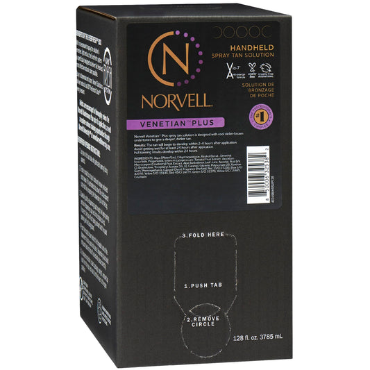 Norvell Premium Sunless Tanning Solution - Venetian Plus, 128 Fl Oz