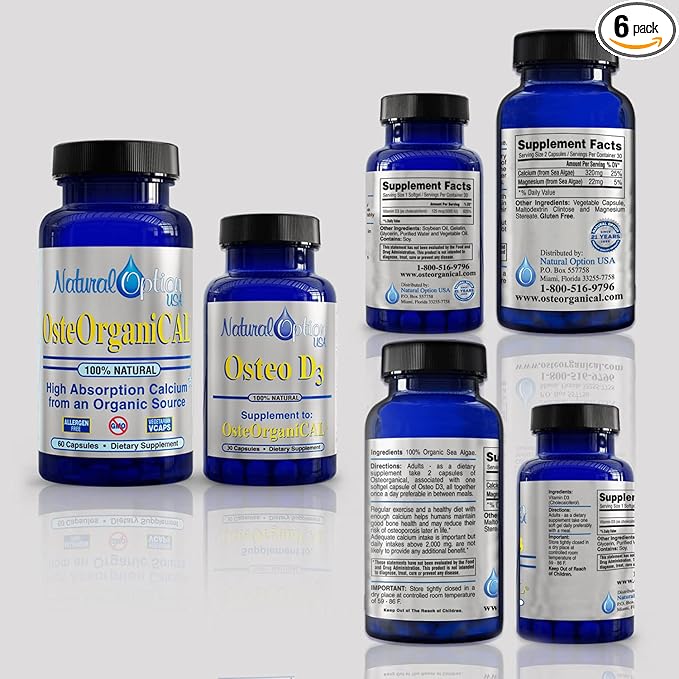 Osteorganical® & Osteo D3 (Pack of 3 Kits)