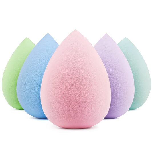 Beakey 5 Pcs Makeup Sponge Set, Latex-Free Makeup Sponges For Foundation, Multi-Colored Boun Boun Sponges, Flawless For Liquid,