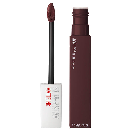 Maybelline Super Stay Matte Ink Liquid Lipstick Makeup, Long Lasting High Impact Color, Up To 16H Wear, Composer, Cherry Brown,