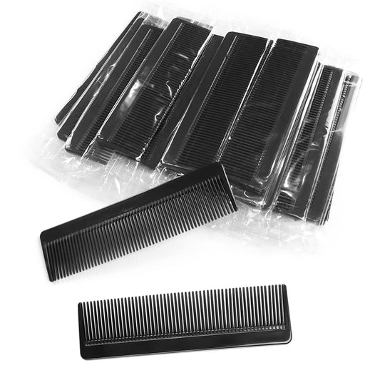 50 Pack Men Pocket Combs Individually Wrapped, Fine Combs In Bulk Individually Wrapped, Bulk Combs,Bulk Pocket Pet Dog Grooming