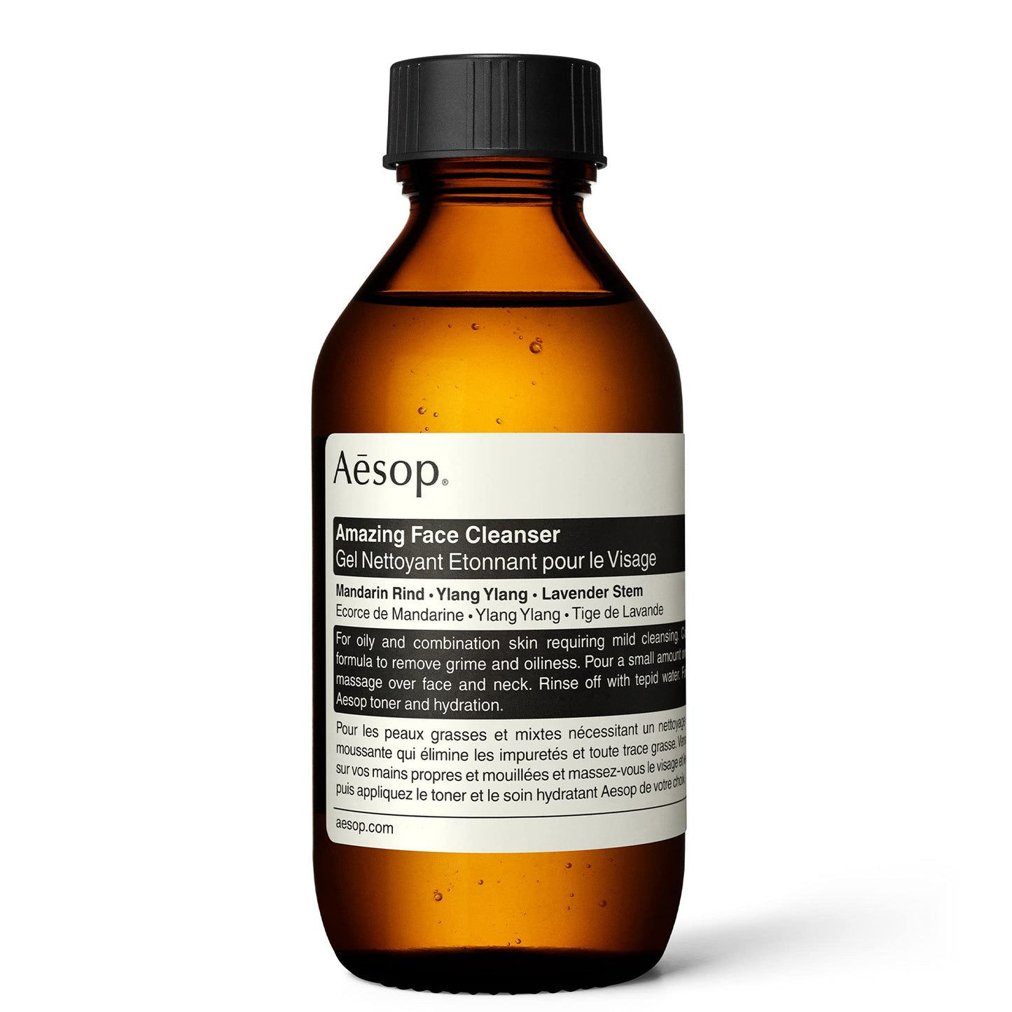 Aesop Amazing Face Cleanser - Non-Drying, Enhanced with Purifying Mandarin Rind - Cleanses Skin of Oil and Grime - 3.3 oz
