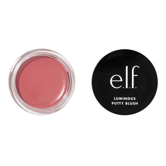 E.L.F. Luminous Putty Blush, Putty-To-Powder, Buildable Blush With A Subtle Shimmer Finish, Highly Pigmented & Creamy, Vegan & C