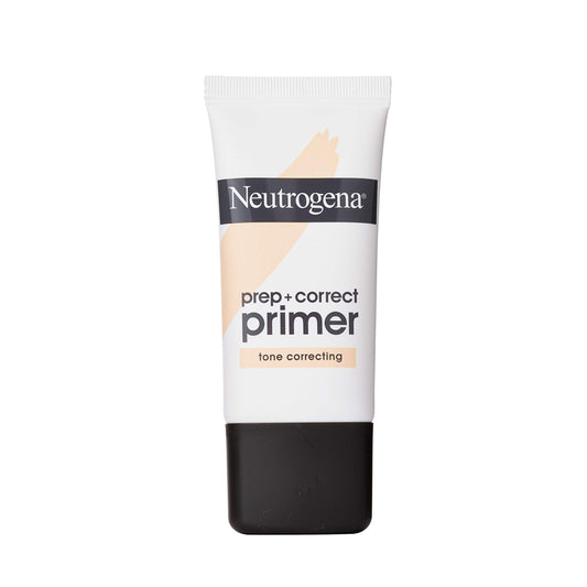 Neutrogena Prep + Correct Primer for Tone Correcting, Peach-Toned Makeup Primer with Seaweed Extract to Help Even Skin Tone & Re