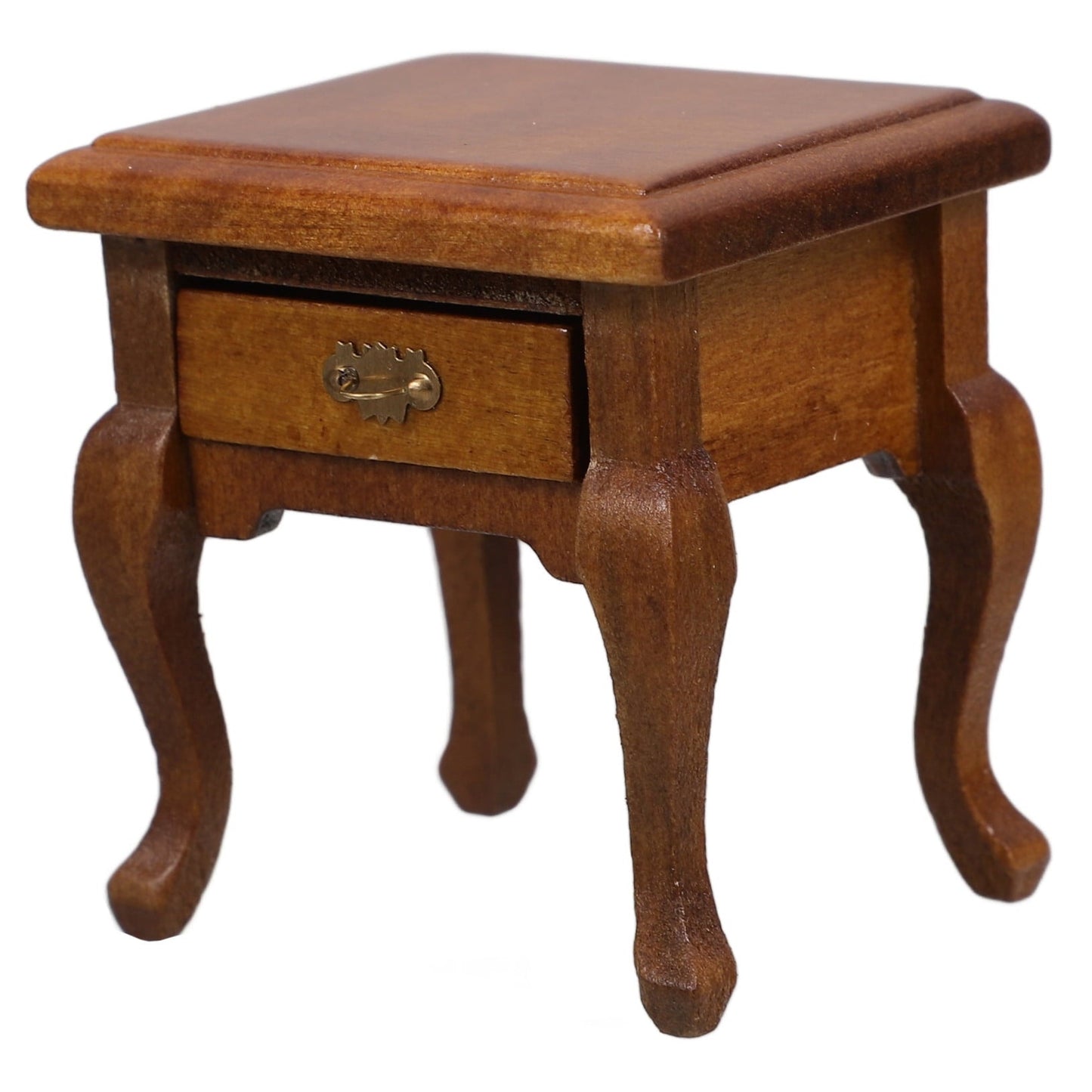 Worgeous 1Set Wooden Miniature End Table Rectangular For Collectors Living Room Functional Drawer