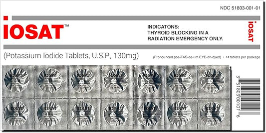Potassium Iodide Tablets - 14 130mg tablets