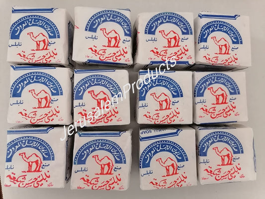Olive Oil Nablus Soap Bar Virgin Olive Oil Organic Natural Traditional From The Holy Land -Al Jamal (Count 12)