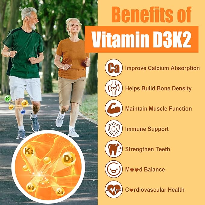 2Pack Vegan Vitamin D3 5000IUK2 Gummies+ 2Pack Methylated Multivitamin for Women Gummies