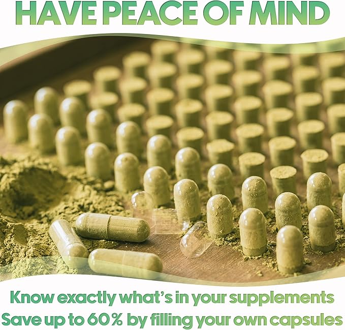 XPRS Nutra Size 1 Empty Capsules - 1000 Count Empty Gelatin Capsules - Pill DIY Capsule Filling - Pure Bovine Pill Gel Caps for Do-It-Yourself Supplements (Gold)