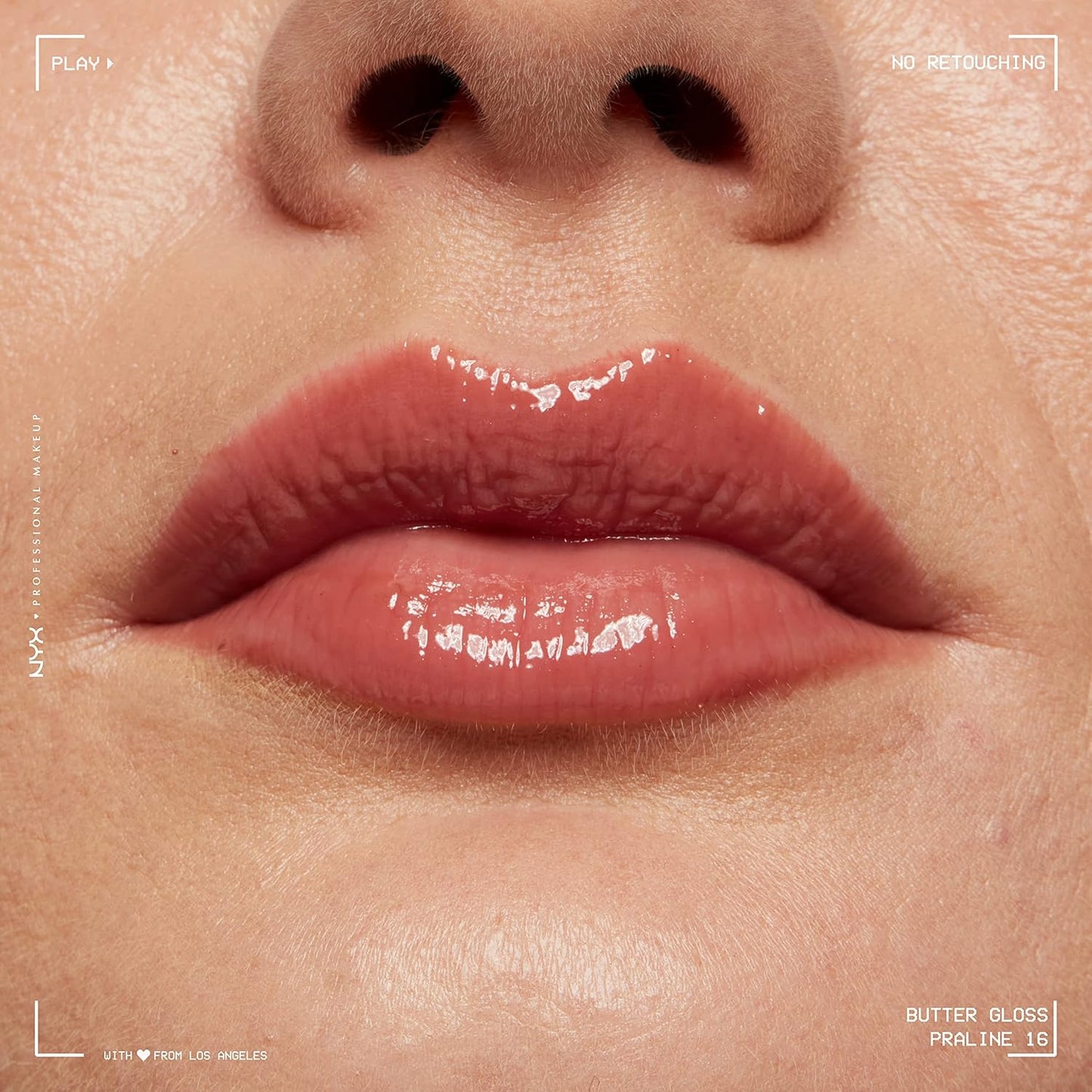 NYX Butter Gloss | Non-Sticky Deep Nude Lip Gloss for All-Day Shine