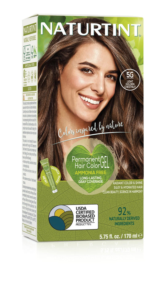 Naturtint Permanent Permanent Hair Colors Light Golden Chestnut (5G) 5.60 oz