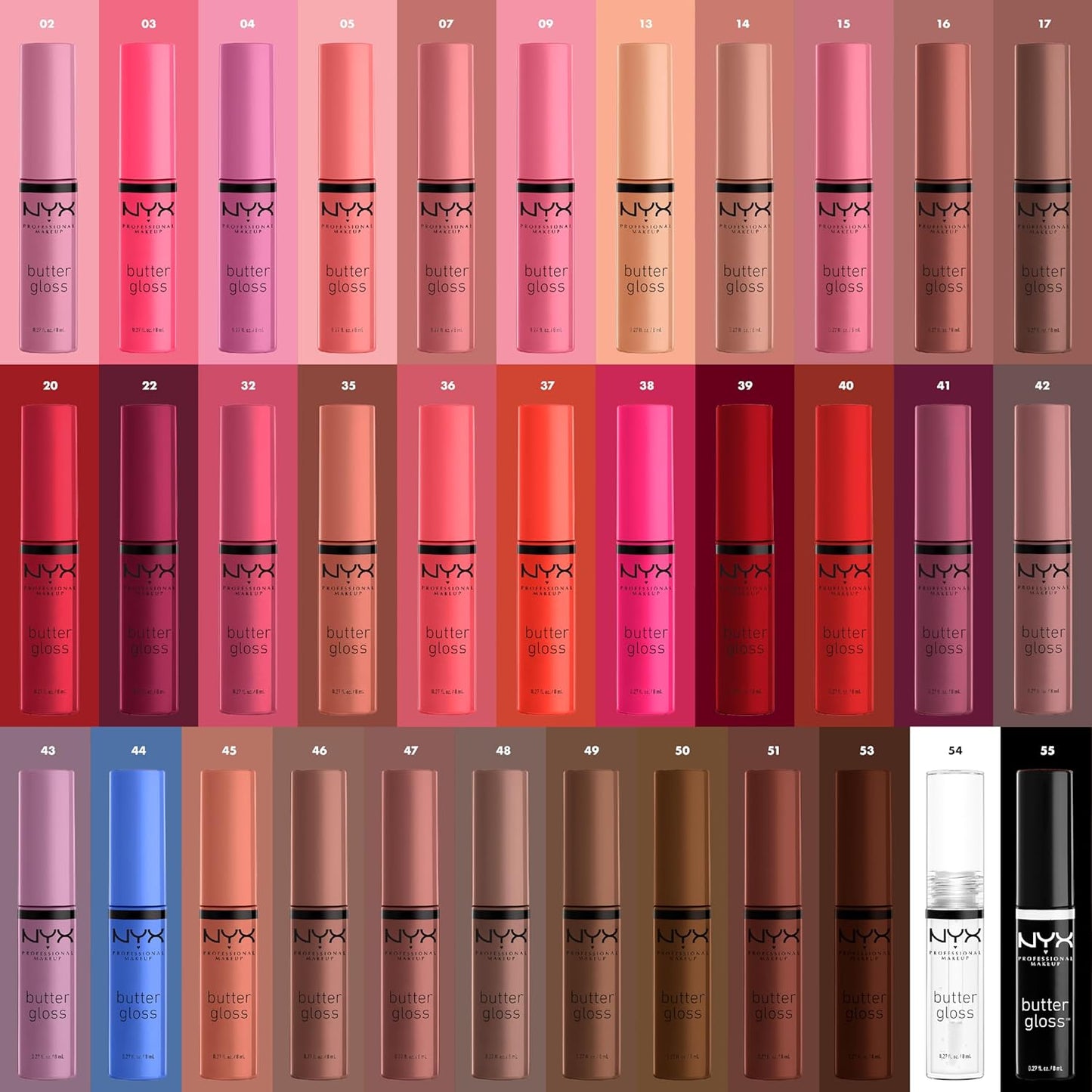 NYX Butter Gloss | Non-Sticky Deep Nude Lip Gloss for All-Day Shine