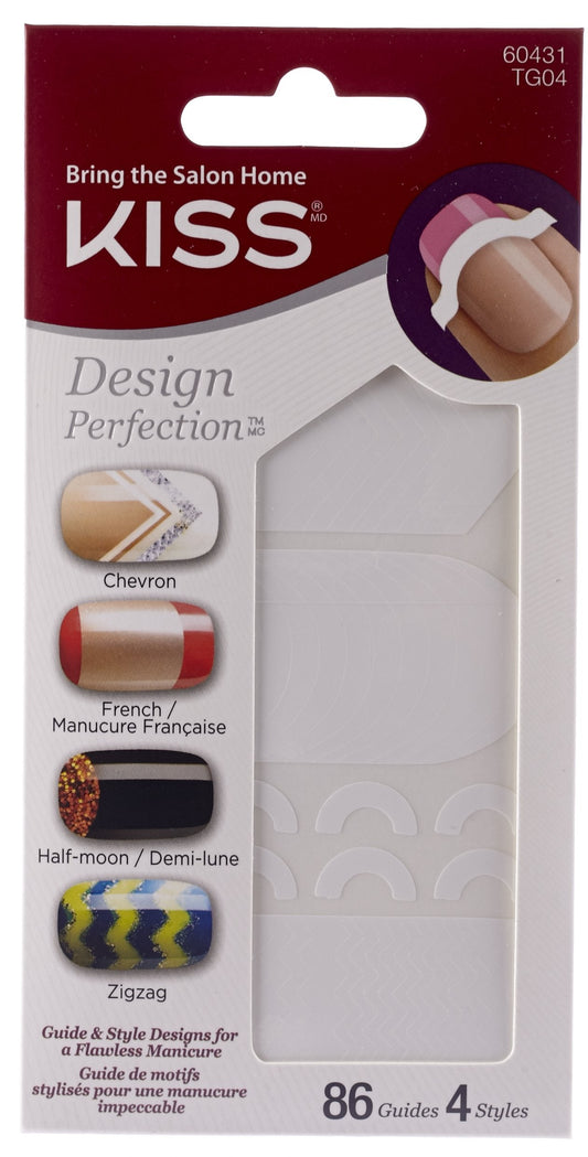 Kiss Products Design Perfection Tip Guides, 0.11 Pound