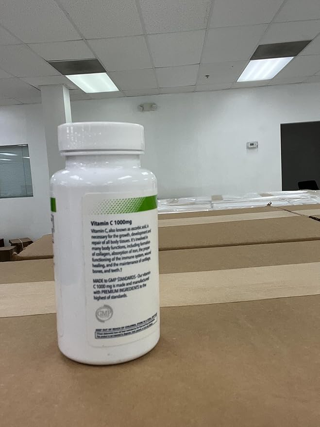 NF Sports Vitamin C 1000 mg Supports The Immune System, Formation of Collagen, Iron Absorption, and Teeth, Vegan, Gluten-Free, 60 Vegetable Capsules