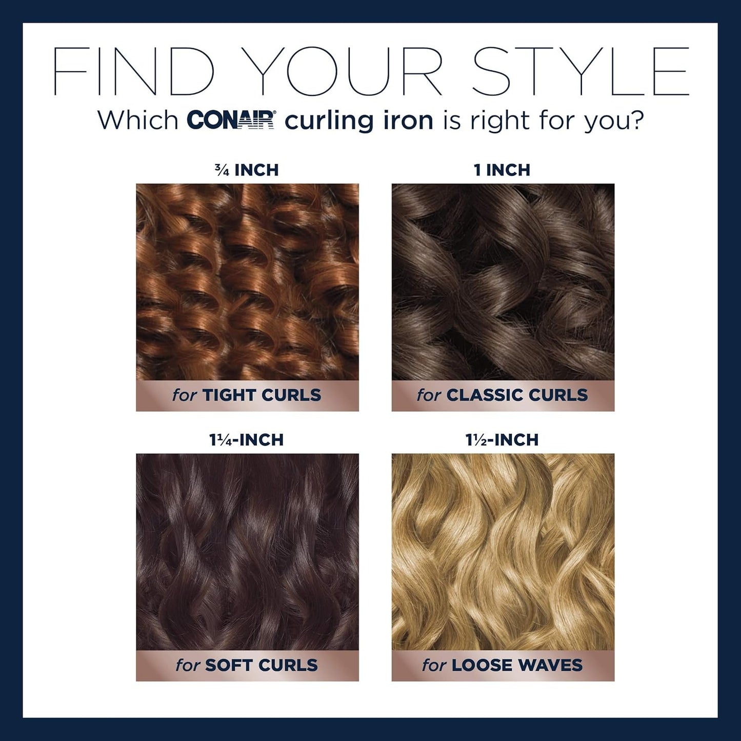Conair Double Ceramic 1.5-Inch Curling Iron | Soft Waves for Medium/Long Hair