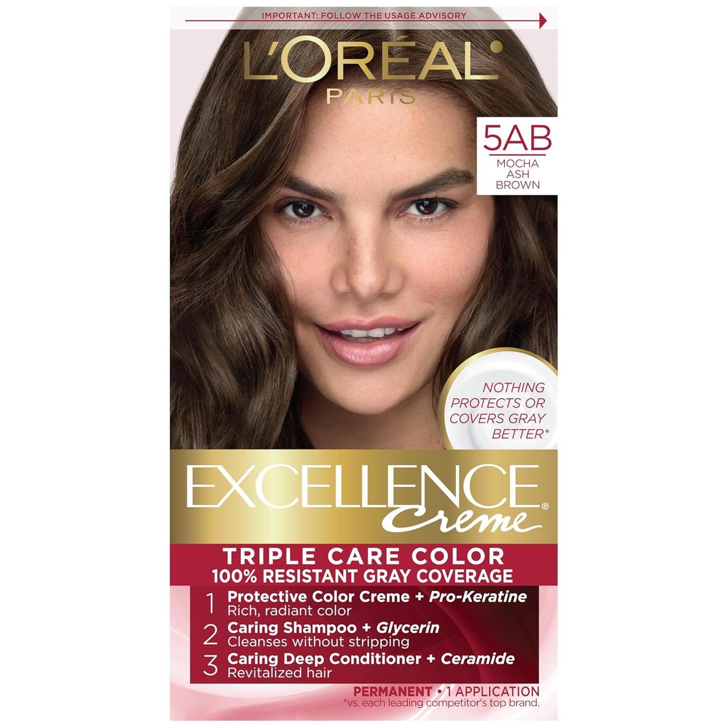 L'Oreal Paris Excellence Crème Hair Color | 9 Light Natural Blonde | Gray Coverage