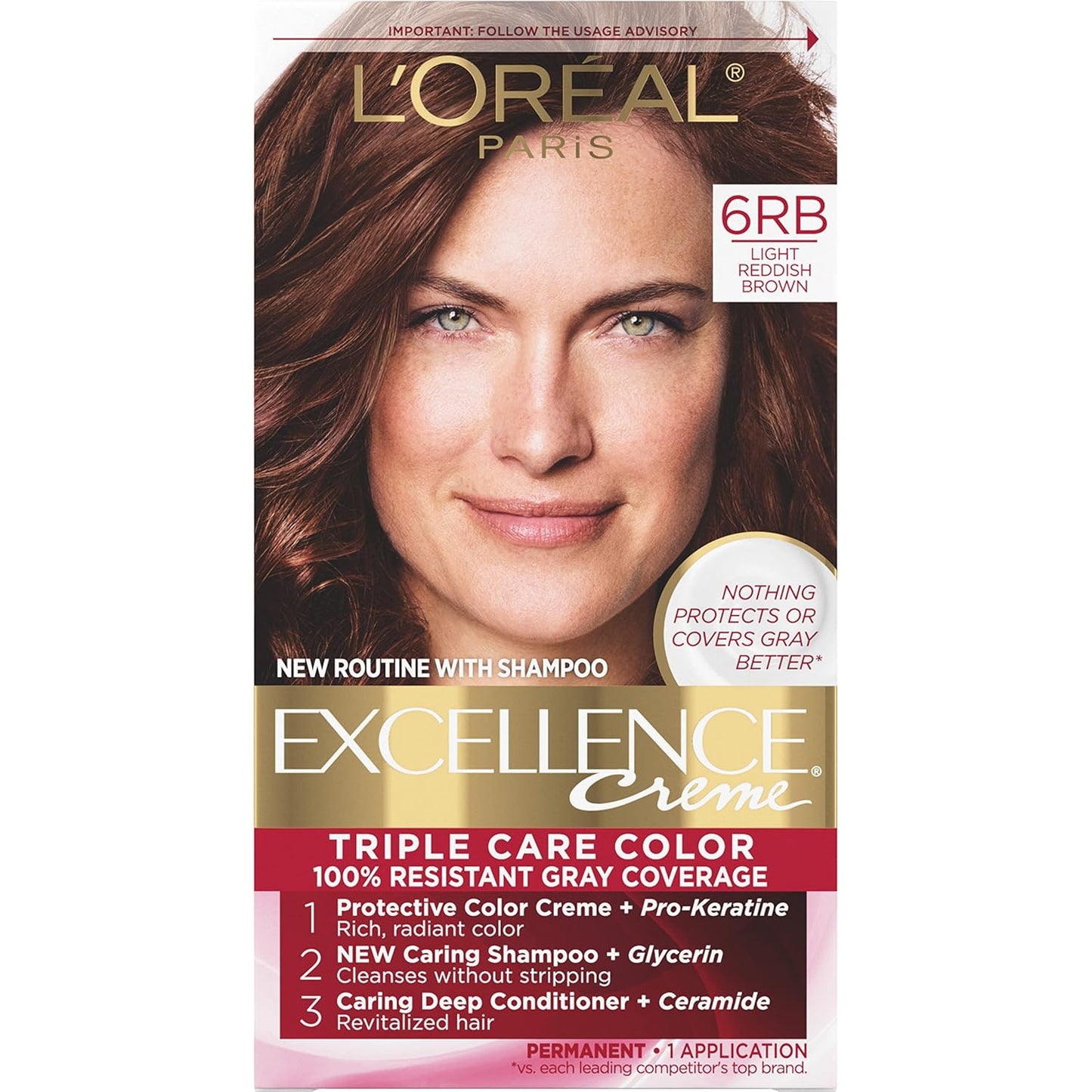 L'Oreal Paris Excellence Crème Hair Color | 9 Light Natural Blonde | Gray Coverage